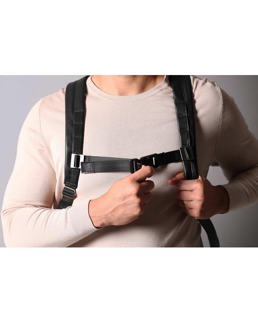 Harber London Brown City Backpack for men