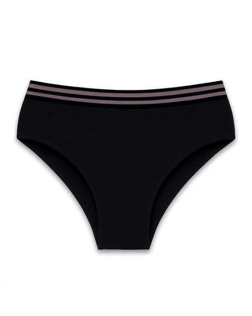 Zelf Intimates Black Aura Soft Panty Recycled