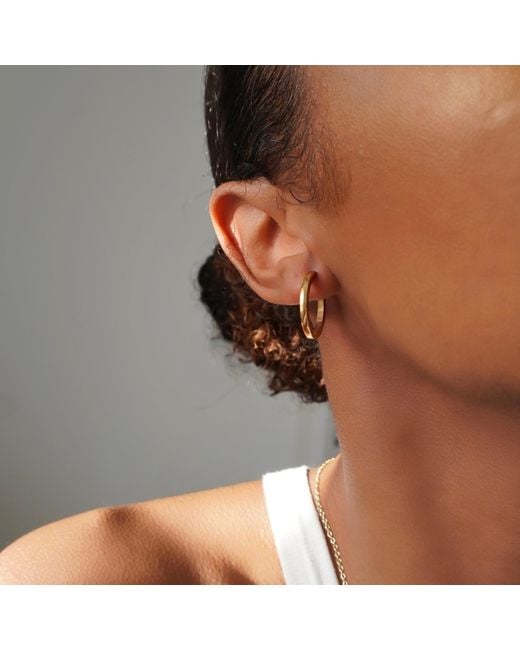 A Weathered Penny Metallic Lennox Hoops