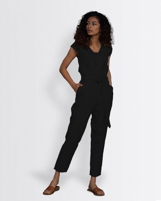 REISTOR Black The Hemp Noir Jumpsuit