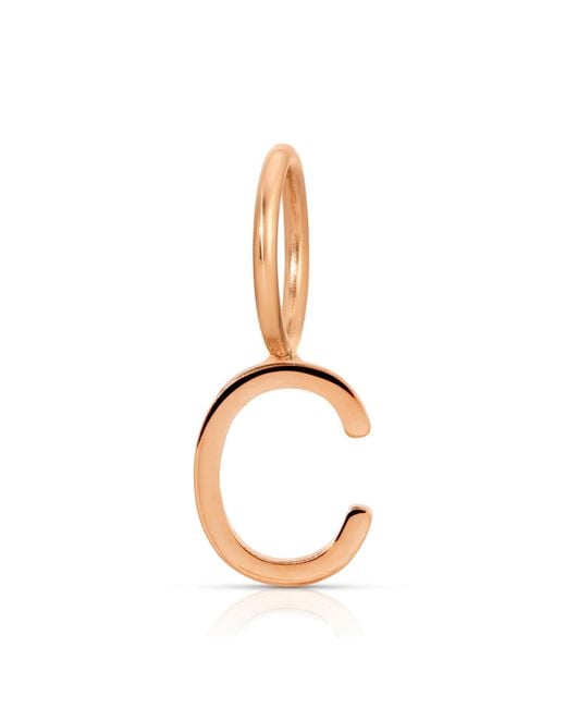 Maya Brenner Metallic Letter Charm