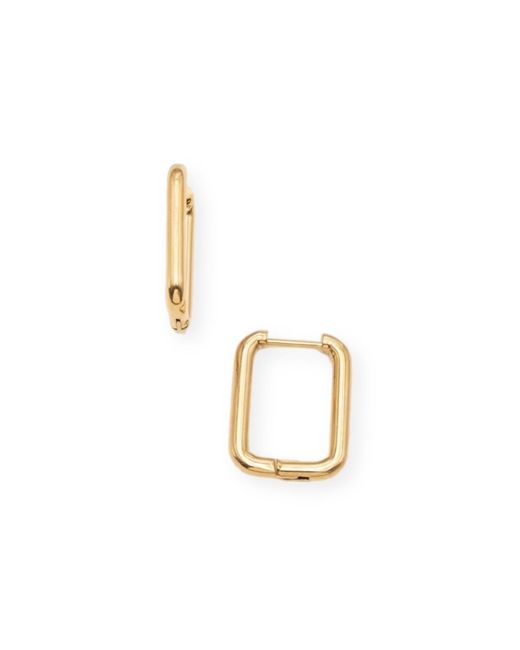 Divine Aria Metallic The Ellie Rectangle Tarnish Free Classic Hoop