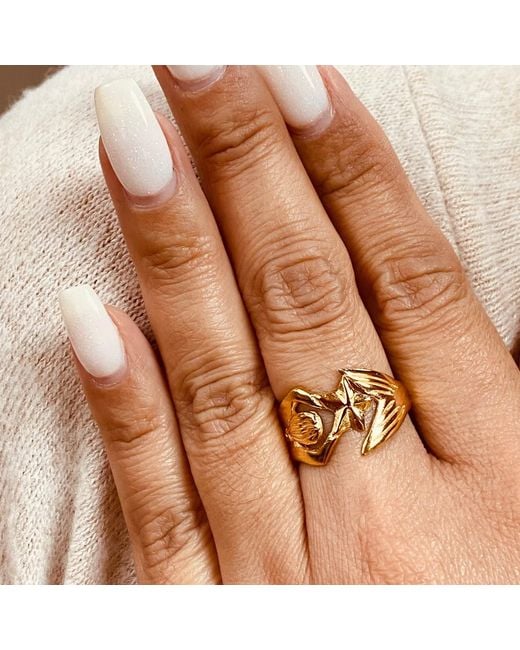 Lexi Jewelry Yellow She's My Lady Adjustable Mermaid Ring