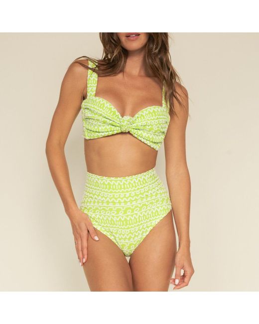 Montce Green Lime Icing Hayden Bikini Top