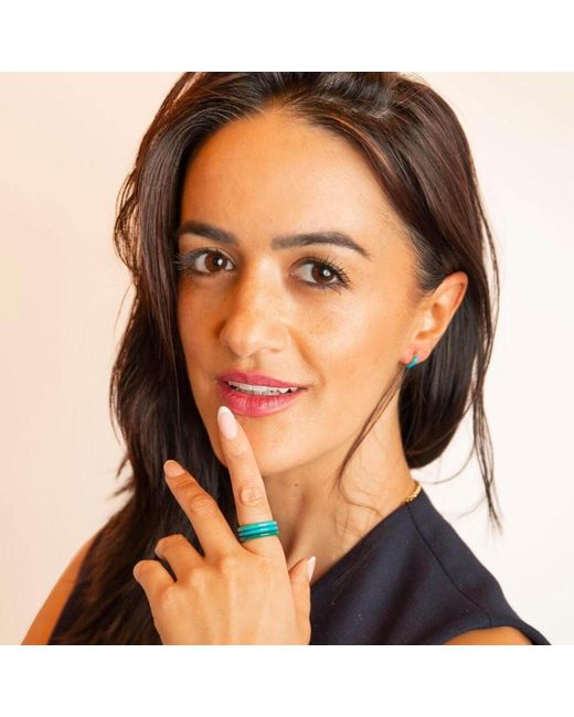 Claire Hill Designs Blue Enamel Ring