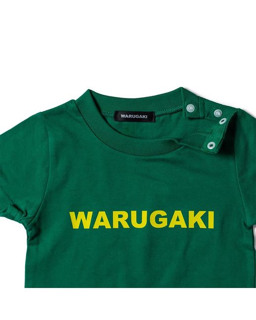 TOKKOU Green Warugaki Basic T-Shirt For Kids for men