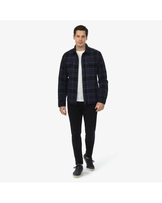 Vustra Blue Boulder Haven Overshirt for men