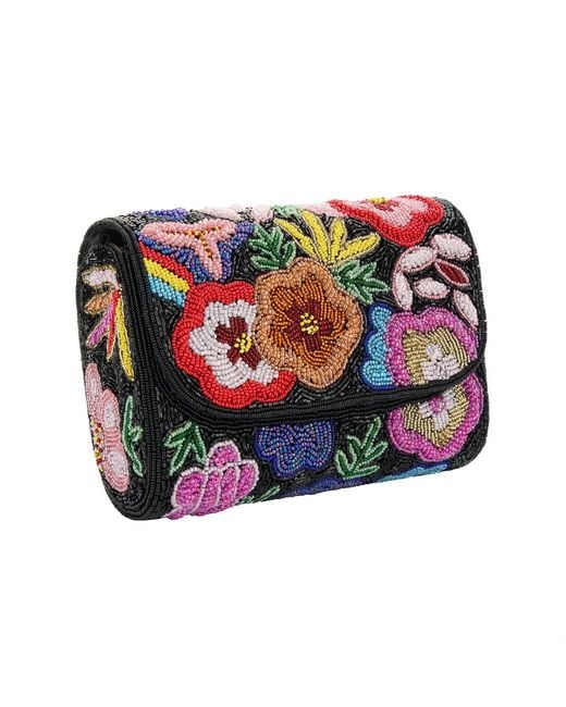 Pode Black Frida Multicolour Beaded Statement Bag