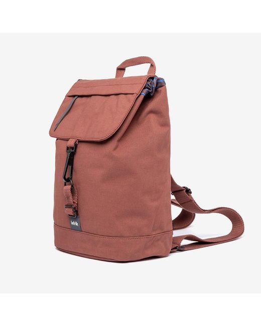 Lefrik Pink Kaut Mini Backpack Bronze