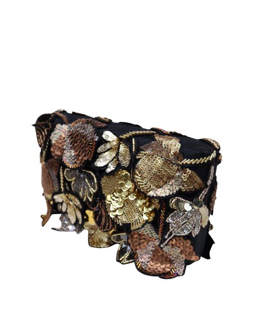 Simitri Black Aurelia Clutch