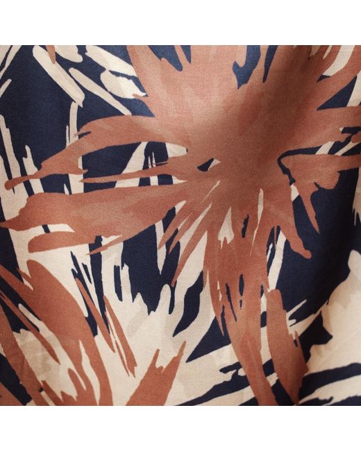 Me & Thee Black Hooray Henry Printed Silk Viscose Top