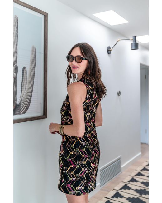 Jennafer Grace Black Penelope Mini Dress