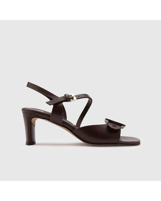 Ilvi Brown Vince Leather Heeled Sandal