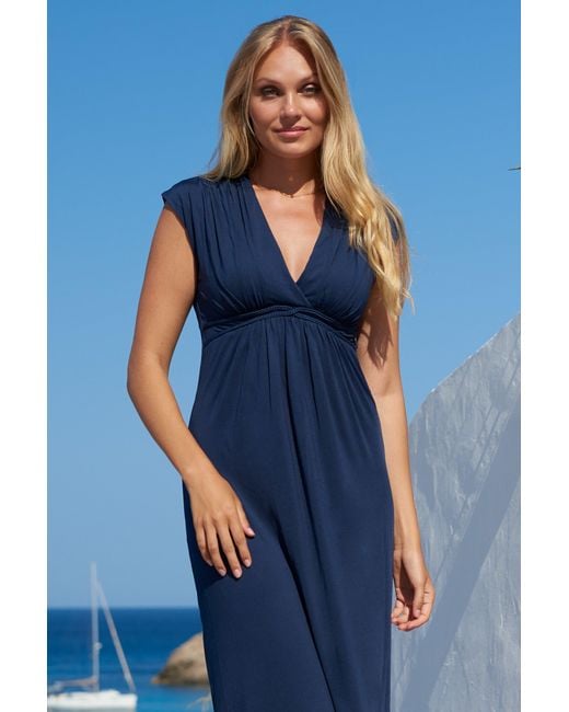 Chic by Lirette Blue Kimono Dress Natural