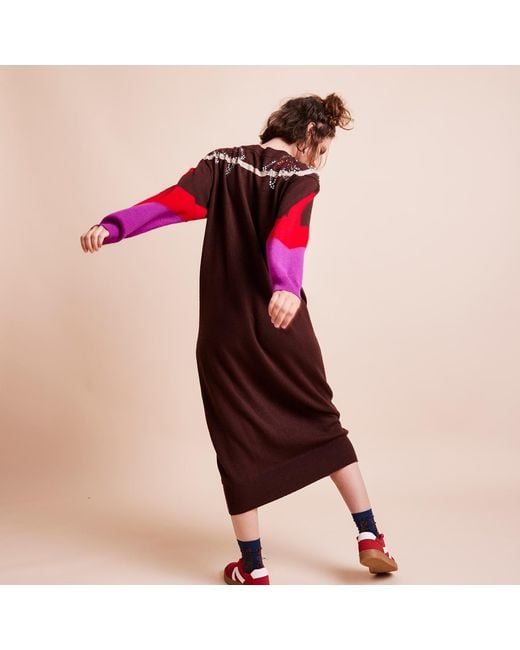 Maison Wanda Red Sports Luxe Dress