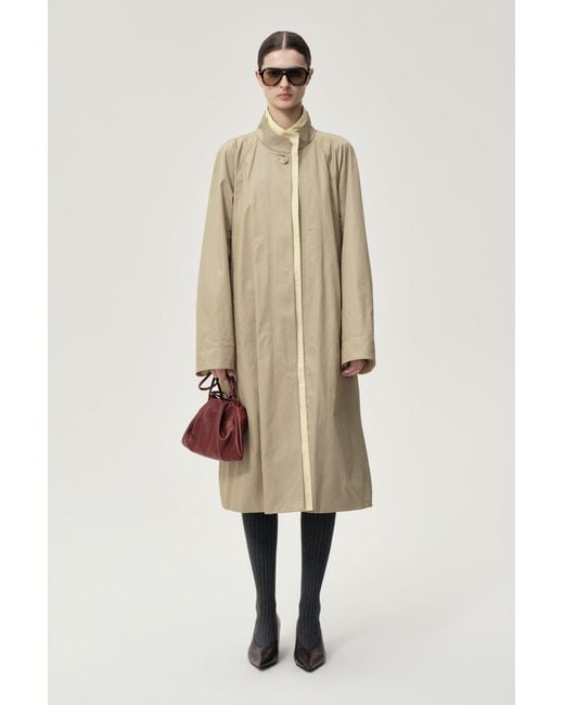 FRONT ROW SHOP Natural Neutrals Amelie Trench Coat