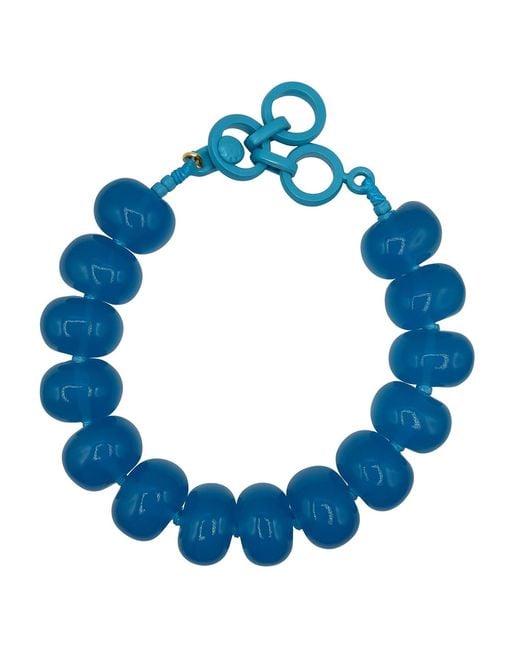 Michael Nash Jewelry Blue Vivienne Cerulean Resin Necklace