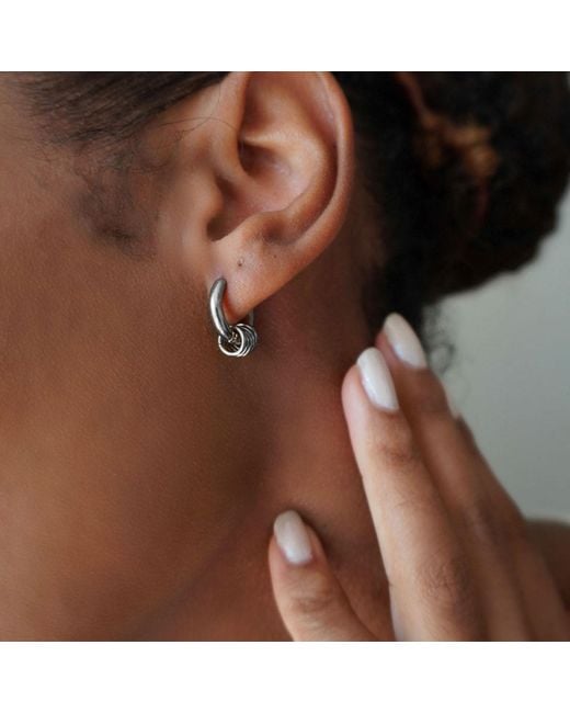A Weathered Penny Metallic Sienna Hoops