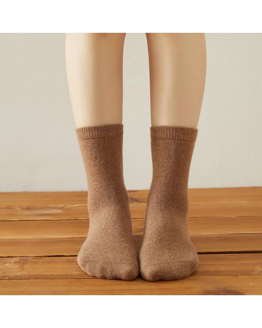 Soft Strokes Silk Blue Wool Quarter-Length Socks Set Of Seven