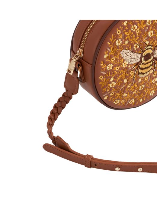 Fable England Brown Bumble Circle Bag