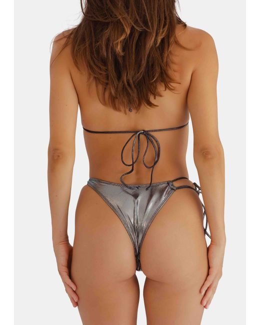 Minimale Animale Black Vision Bikini Top
