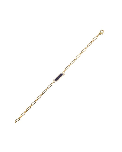 Lila Rasa Metallic Link Bracelet