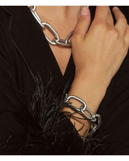 Lovard Metallic Bicycle Chunky Chain Link Bracelet