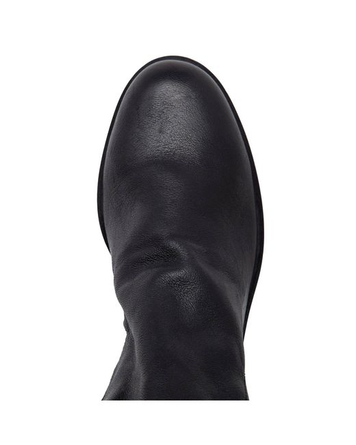 Beautiisoles by Robyn Shreiber Made in Italy Black Renata Leather Chelsea Flat Ankle Bootie