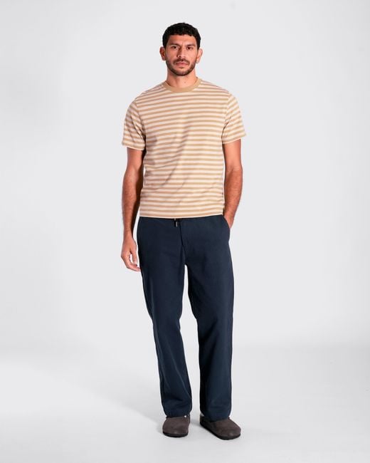 Far Afield Natural Neutrals Ringer Stripe T-Shirt for men