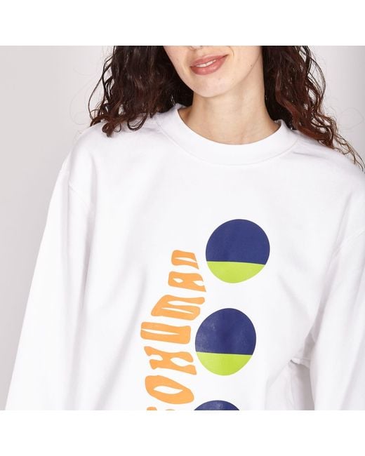 SOHUMAN White Suca Sustainable Sweatshirt