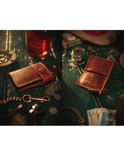 &SONS Trading Co Brown Andsons The Hustler Wallet for men
