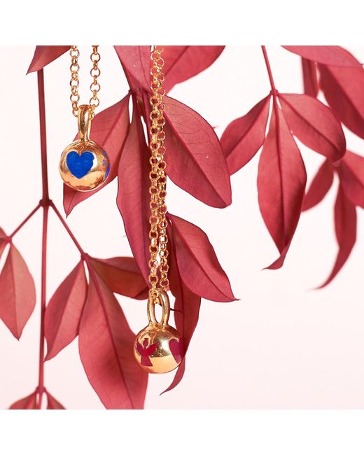 Myrto Katramadou Jewellery White Melina Pendant Angel, Heart, Trefoil, Star