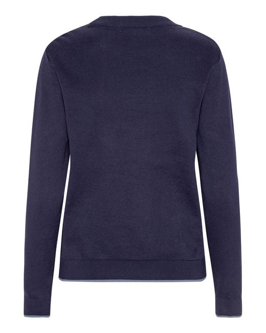 GROBUND Blue Marie Knit Blouse