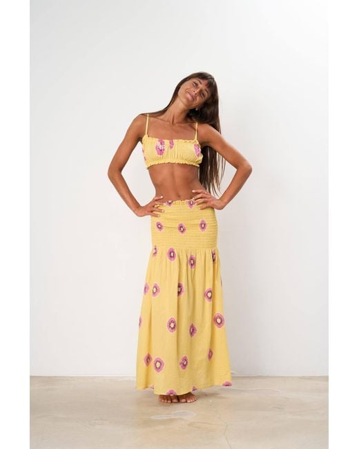Par Y Escala Sl Yellow Jamu Skirt