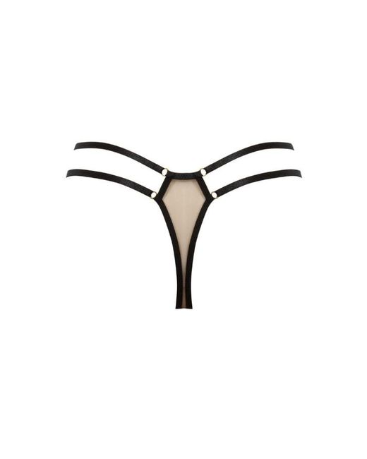 Perilla Lingerie Black Pleasure Thongs