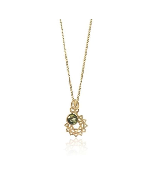 The Jewellery Store London Metallic Heart Chakra/Anahata Chakra Charm Necklace