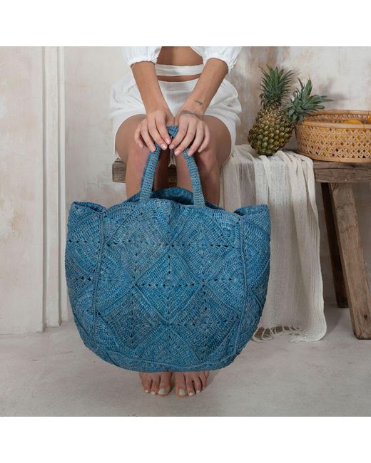 Zanatany Concepts Blue Nico- Jeans Tote Bag