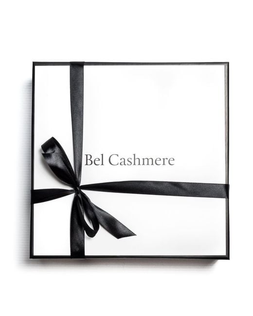 Bel Cashmere Black Melisa Brushed Cashmere Sweater