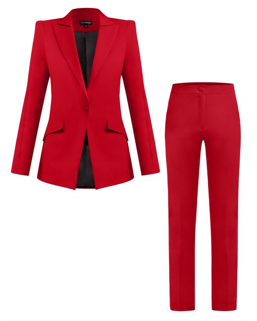 Tia Dorraine Illusion Classic Tailored Suit, Fierce