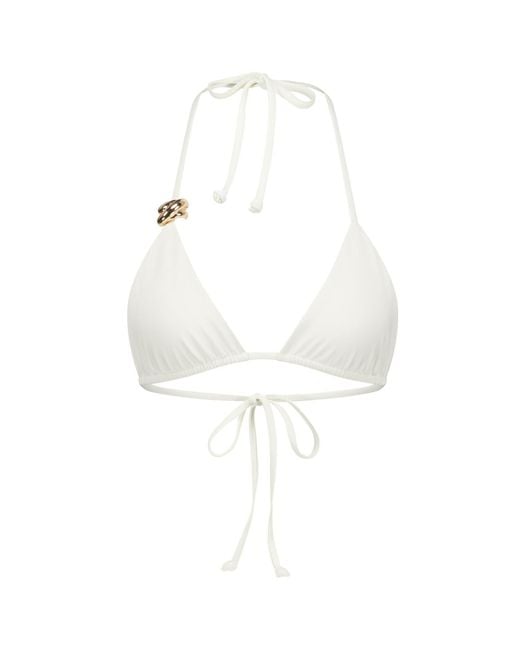 Franca Vinka White Luisa Bikini Top