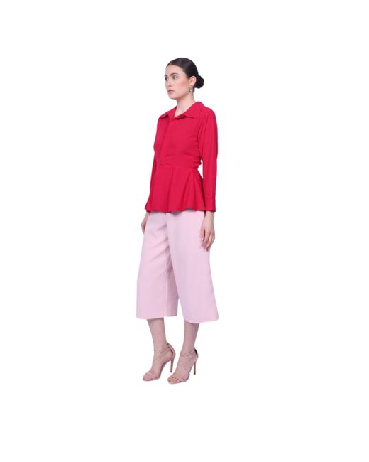 Mary Dickow Purple Ida Blouse