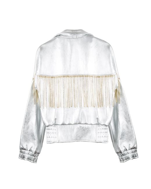 Paloma Lira Metallic Leather Jacket