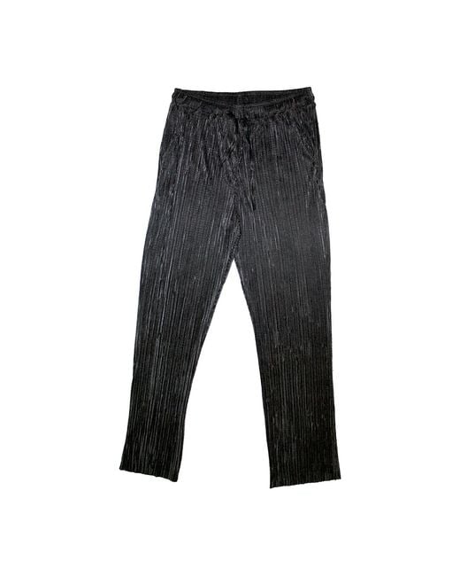 Maison Bogomil Gray Pleated Pants for men