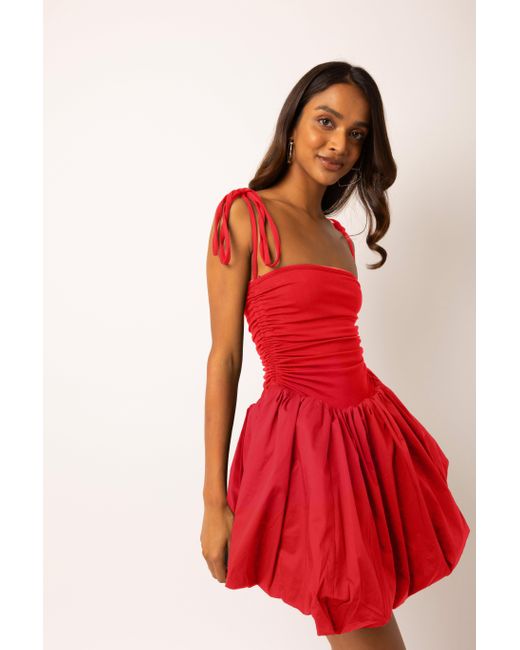 Amy Lynn Red Alexa Cherry Puffball Mini Dress