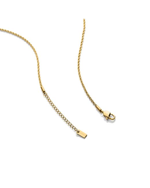 Bermuda Watch Company Metallic Maivelle Athena Rope Chain Necklace