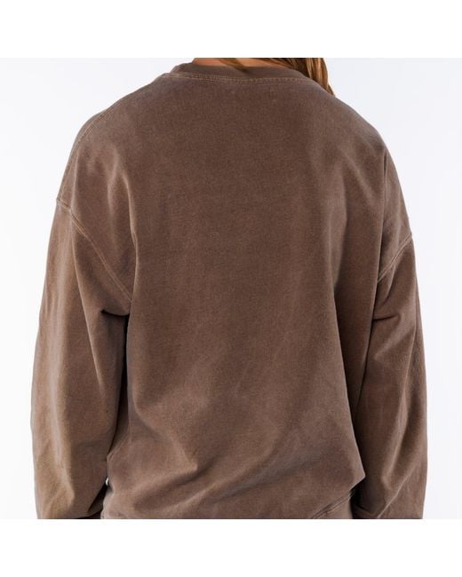 Ariko Natural Brownstone Post Surf Crew Sweat for men