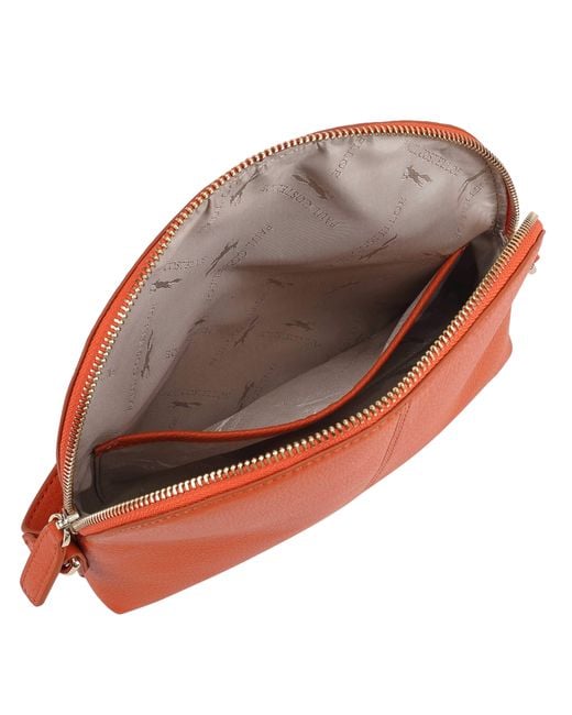 Paul Costelloe Orange Healy Crossbody Bag
