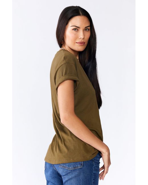 LOVETRUST Green Patti Short Sleeve Tee