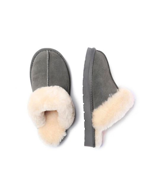 EverAu Australia Gray Raven Slippers