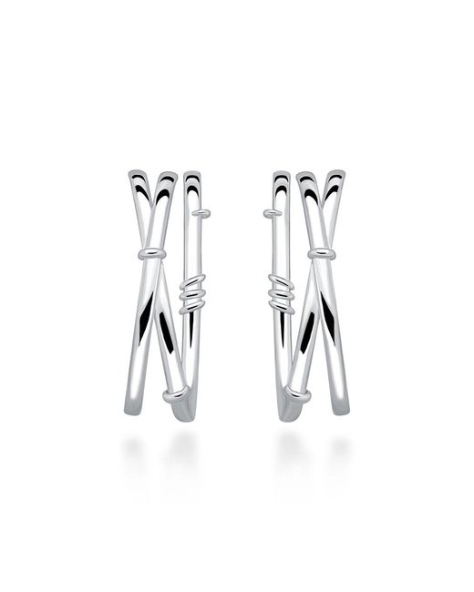 Stefan Tiron White Nyxara Silva Earing